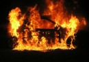 Переполох в Эстонии из-за сгоревшего автомобиля
