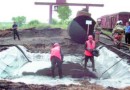 Последствия разлива нефтепродукта на железной дороге устраняют в Забайкалье
