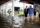 В результате наводнения был затоплен Президентский дворец в Джакарте