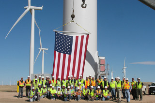 В 2012 году в США установили 13,2 ГВт энергии ветра