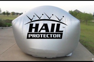 Автомобильная подушка безопасности, которая защищает от града — Hail Protector