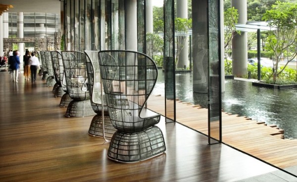 Вертикальные сады отеля Park Royal в Сингапуре