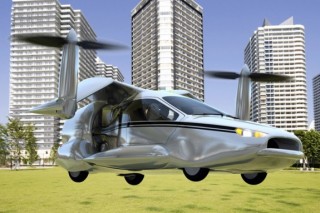 Летающий автомобиль от Terrafugia станет электрическим гибридом