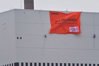 Greenpeace «отправил на пенсию» один из реакторов шведской АЭС Оскарсхамне