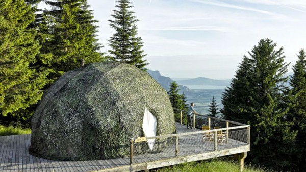 Экоотель в Швейцарских Альпах