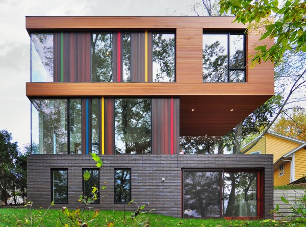 Redaction House: яркий фасад и "зеленые" технологии