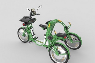 Компания Johanson выпустила грузо-пассажирский трицикл на электрической тяге