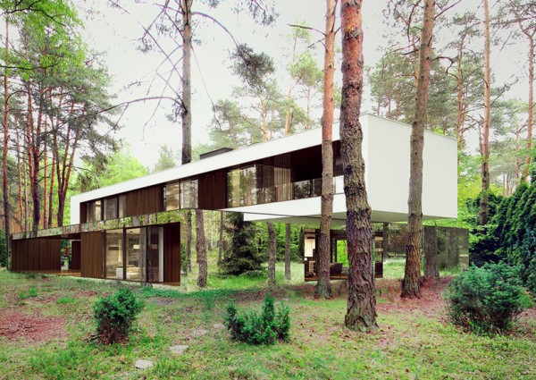 Дом, парящий над лесом