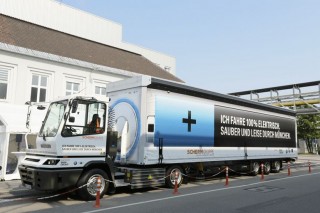BMW использует для своих внутренних целей 40-тонный электрический грузовик
